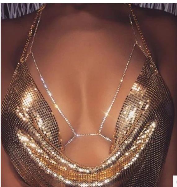 Bedazzled Body Jewel Collar