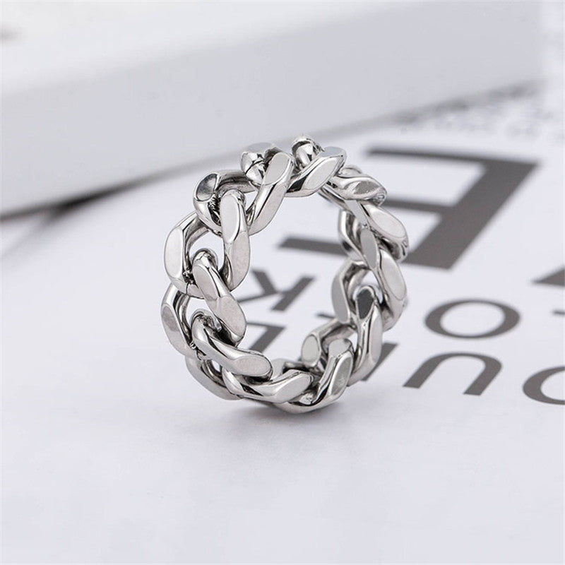 Linked Luster Ring
