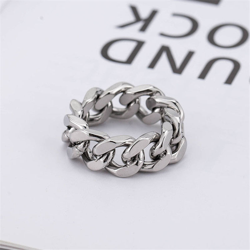 Linked Luster Ring