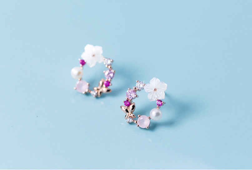 Shimmering Rose Pearls