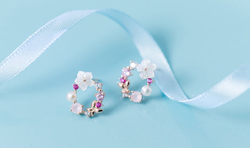 Shimmering Rose Pearls