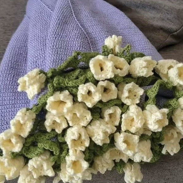 Hand-woven Diy Material Package Wool Ball Crocheted Flower Blanket