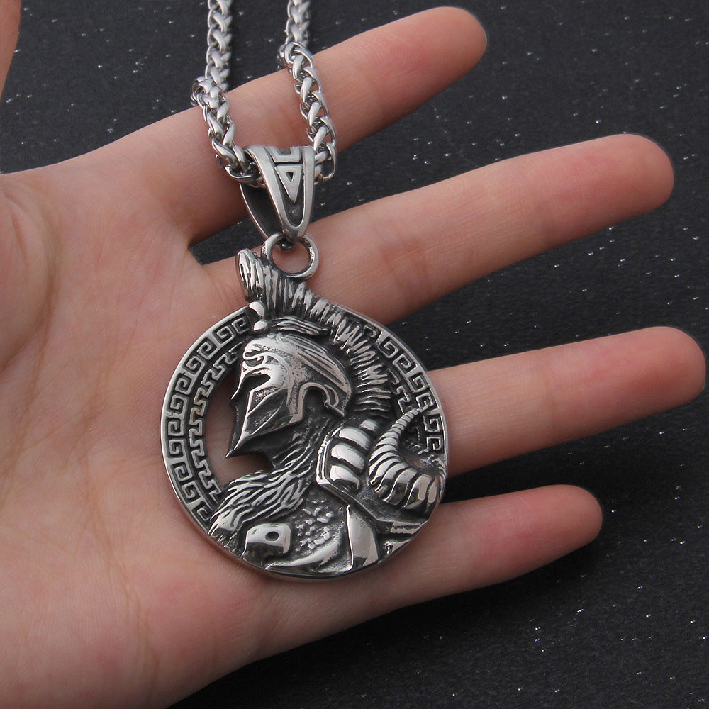 Spartan Sovereign Coin Pendant