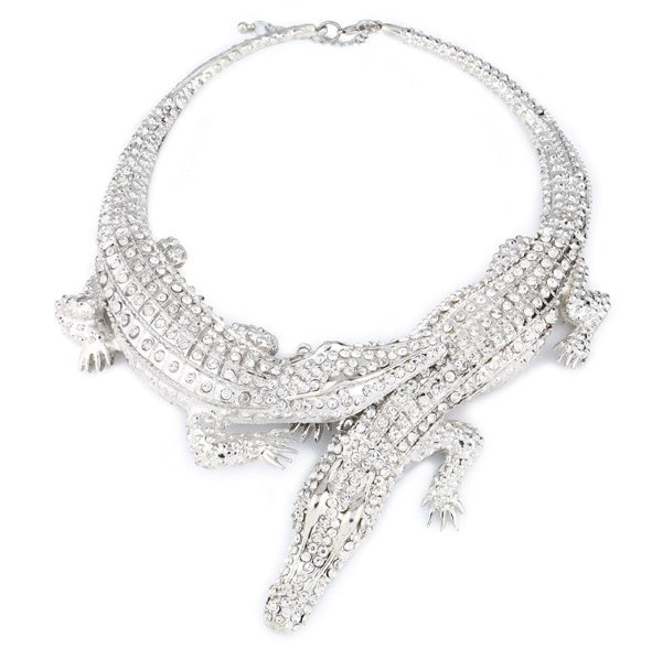 Exaggerated female necklace crystal clavicle chain necklace