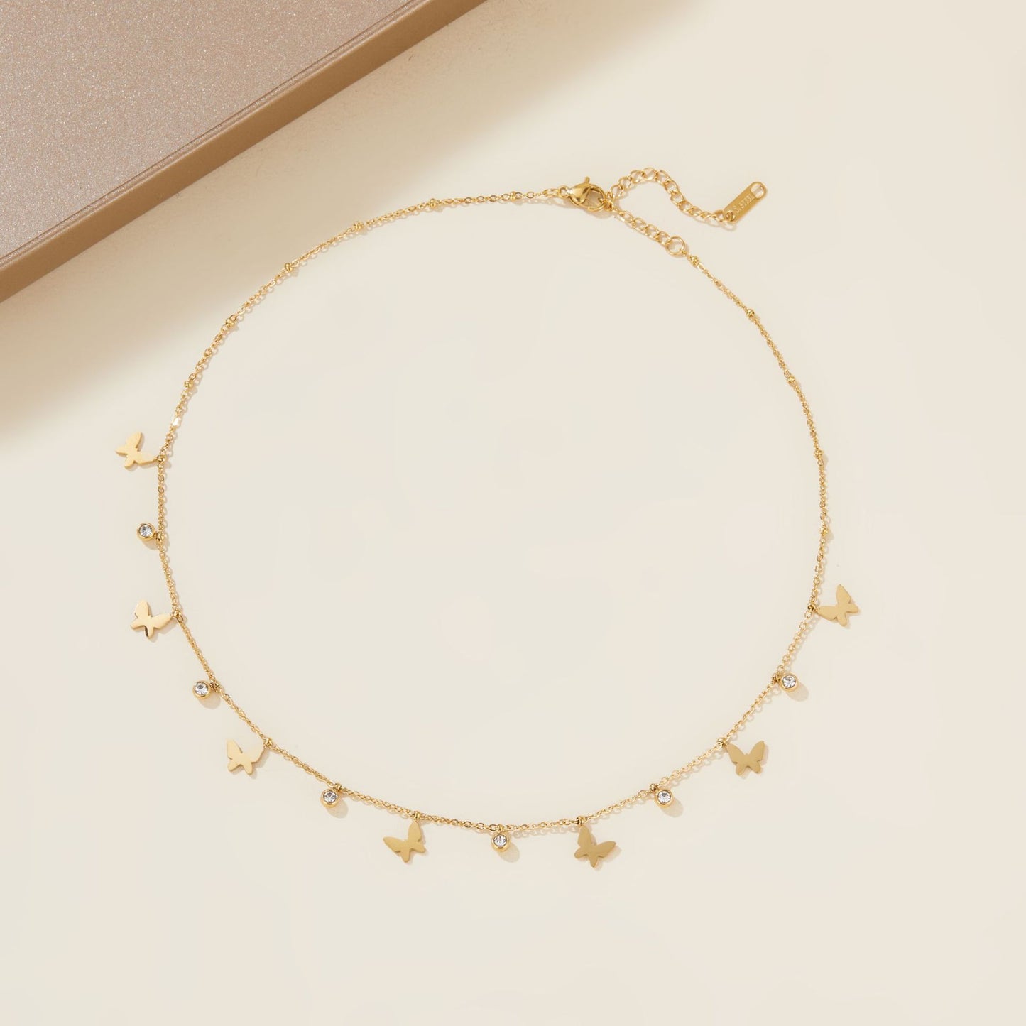 Crystal Fly Rhinestone Necklace