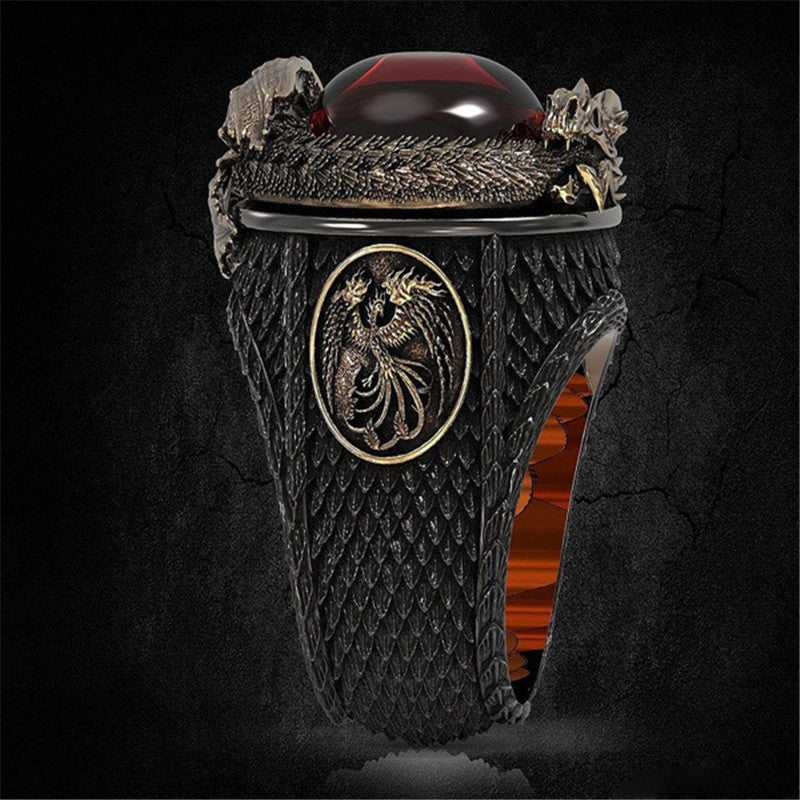 Targaryen Ruby Crown Ring