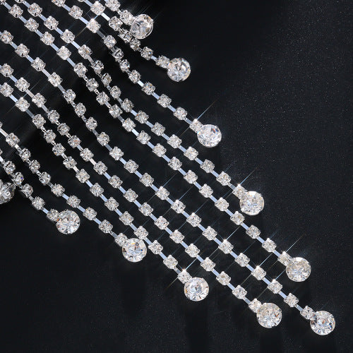 Crystal Tassels Waist Chain