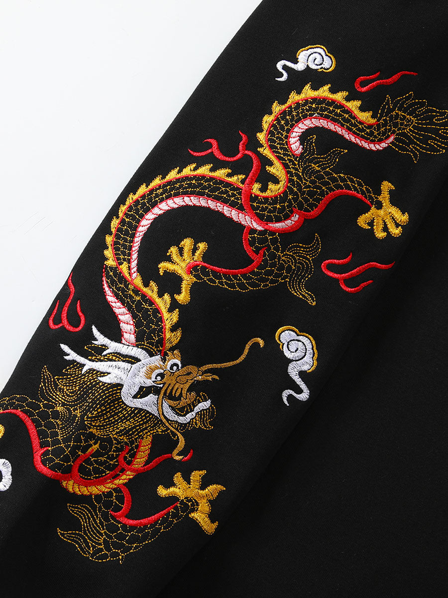 Dragon's Breath Embroidered Sweater