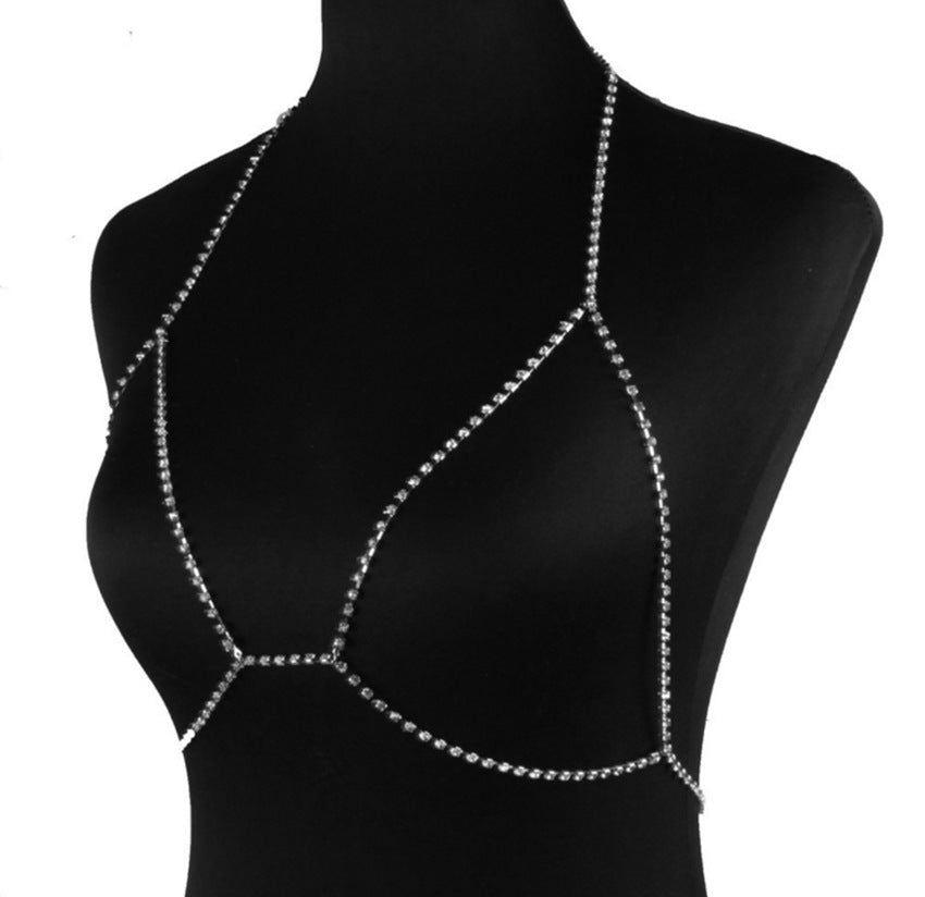 Bedazzled Body Jewel Collar