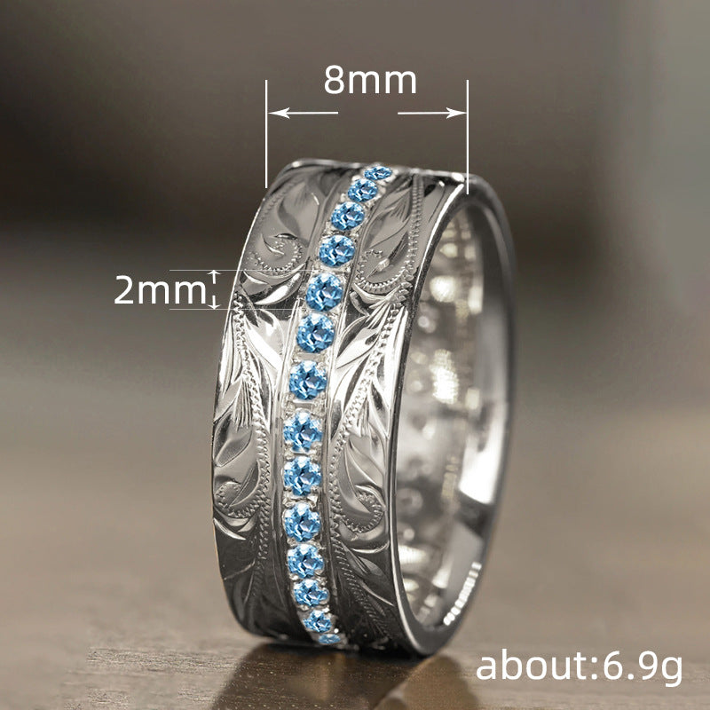 Cerulean Moon Ring