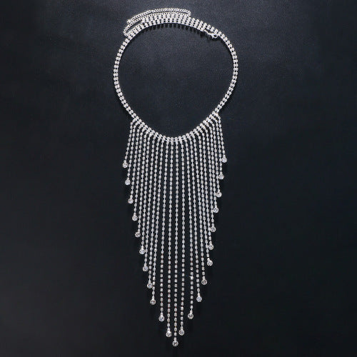 Crystal Tassels Waist Chain