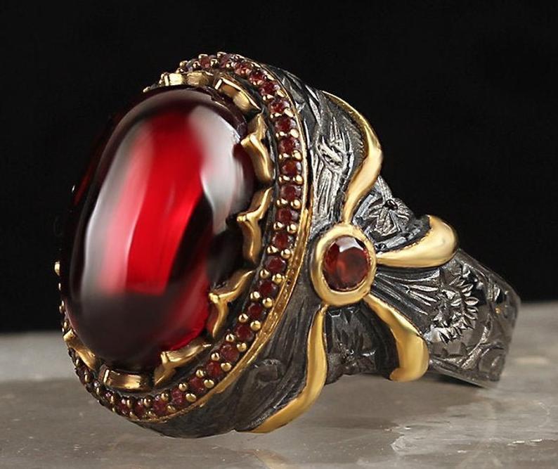 Targaryen Ruby Crown Ring