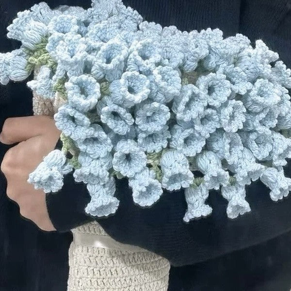 Hand-woven Diy Material Package Wool Ball Crocheted Flower Blanket