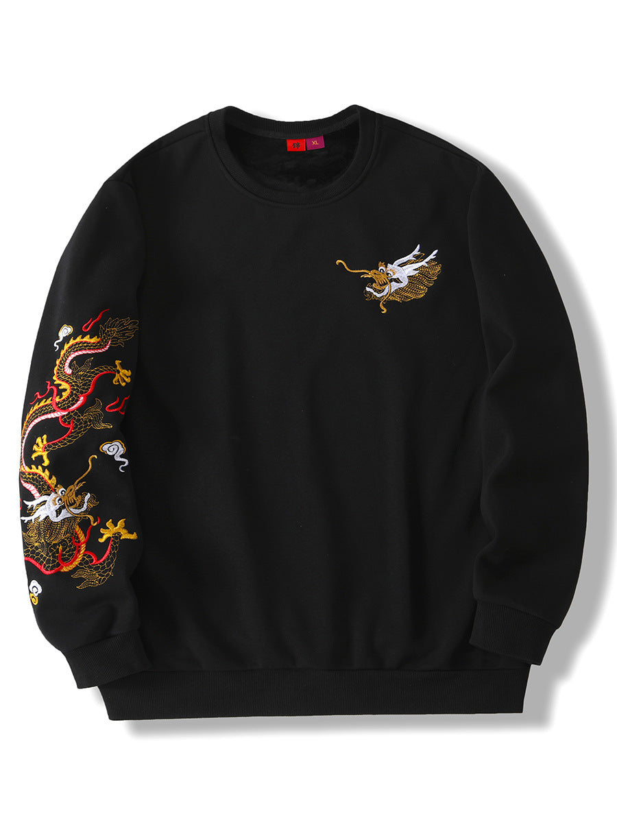 Dragon's Breath Embroidered Sweater