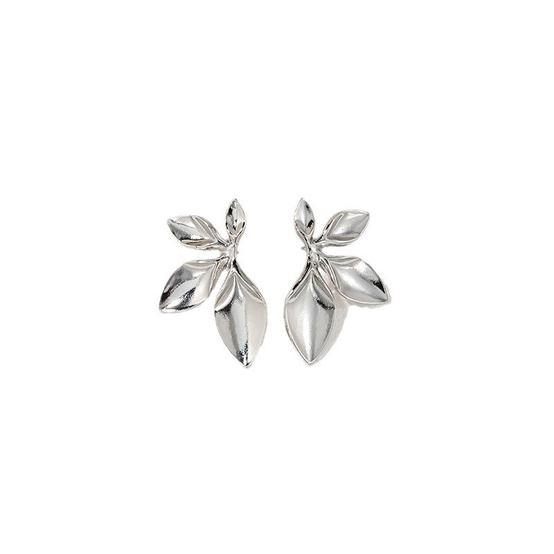 Irregular Metal Flower Women's Earrings