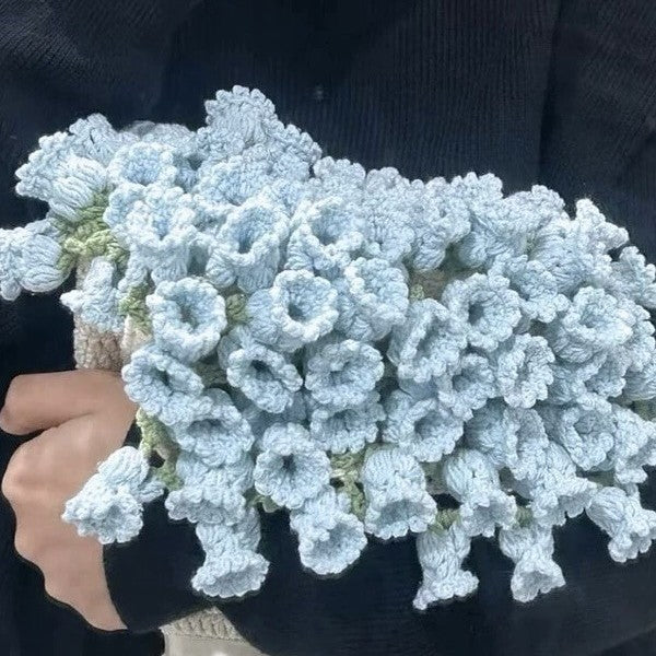 Hand-woven Diy Material Package Wool Ball Crocheted Flower Blanket