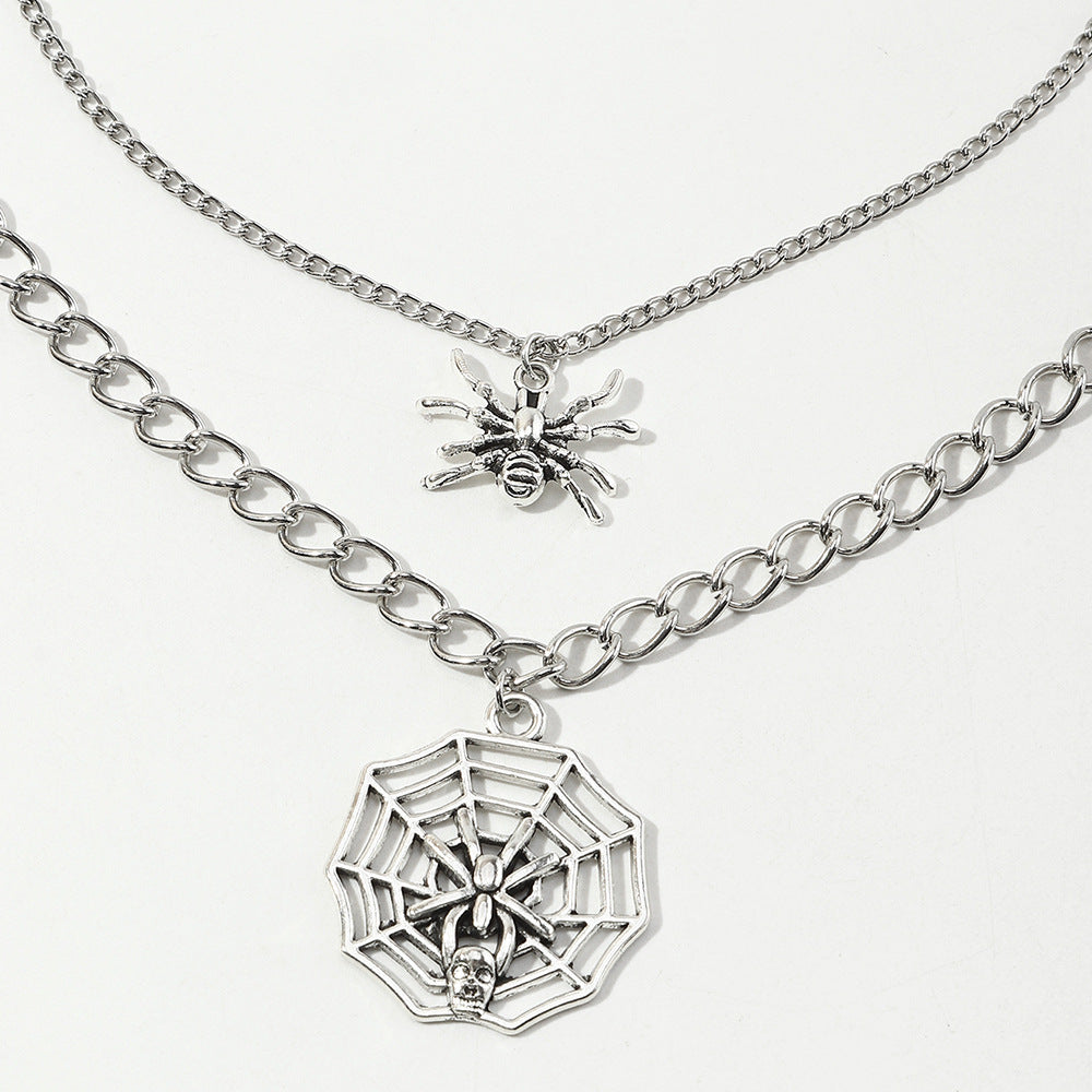 Women's Fashion Vintage Cobweb Cutout Necklace