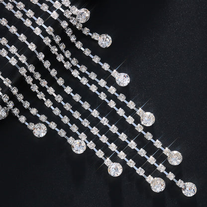 Crystal Tassels Waist Chain