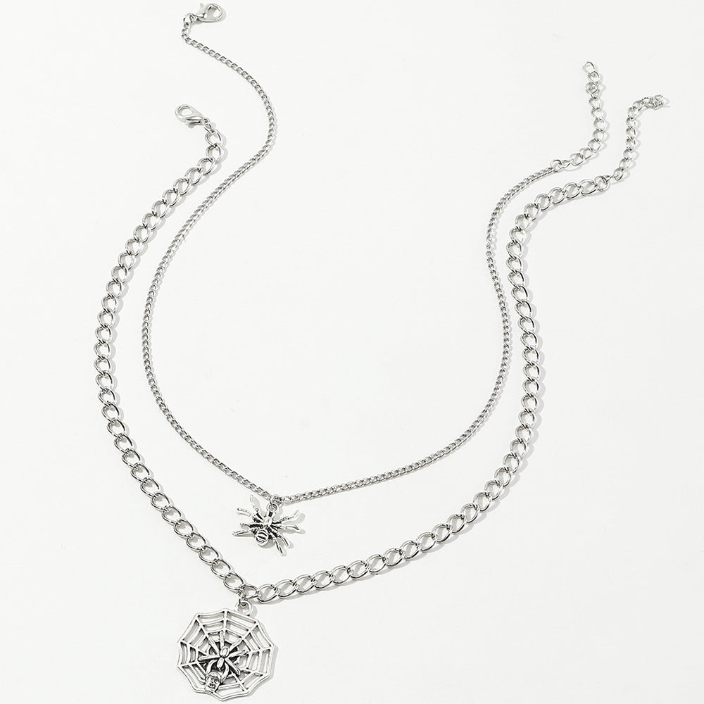 Women's Fashion Vintage Cobweb Cutout Necklace
