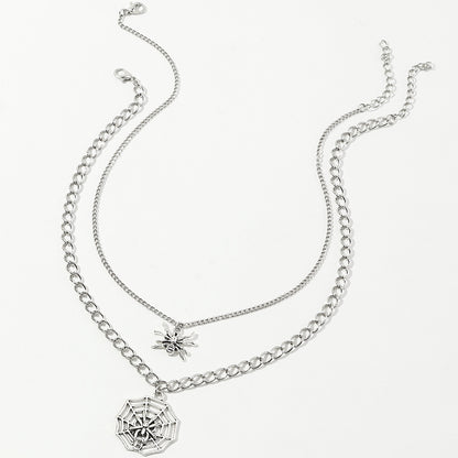 Women's Fashion Vintage Cobweb Cutout Necklace