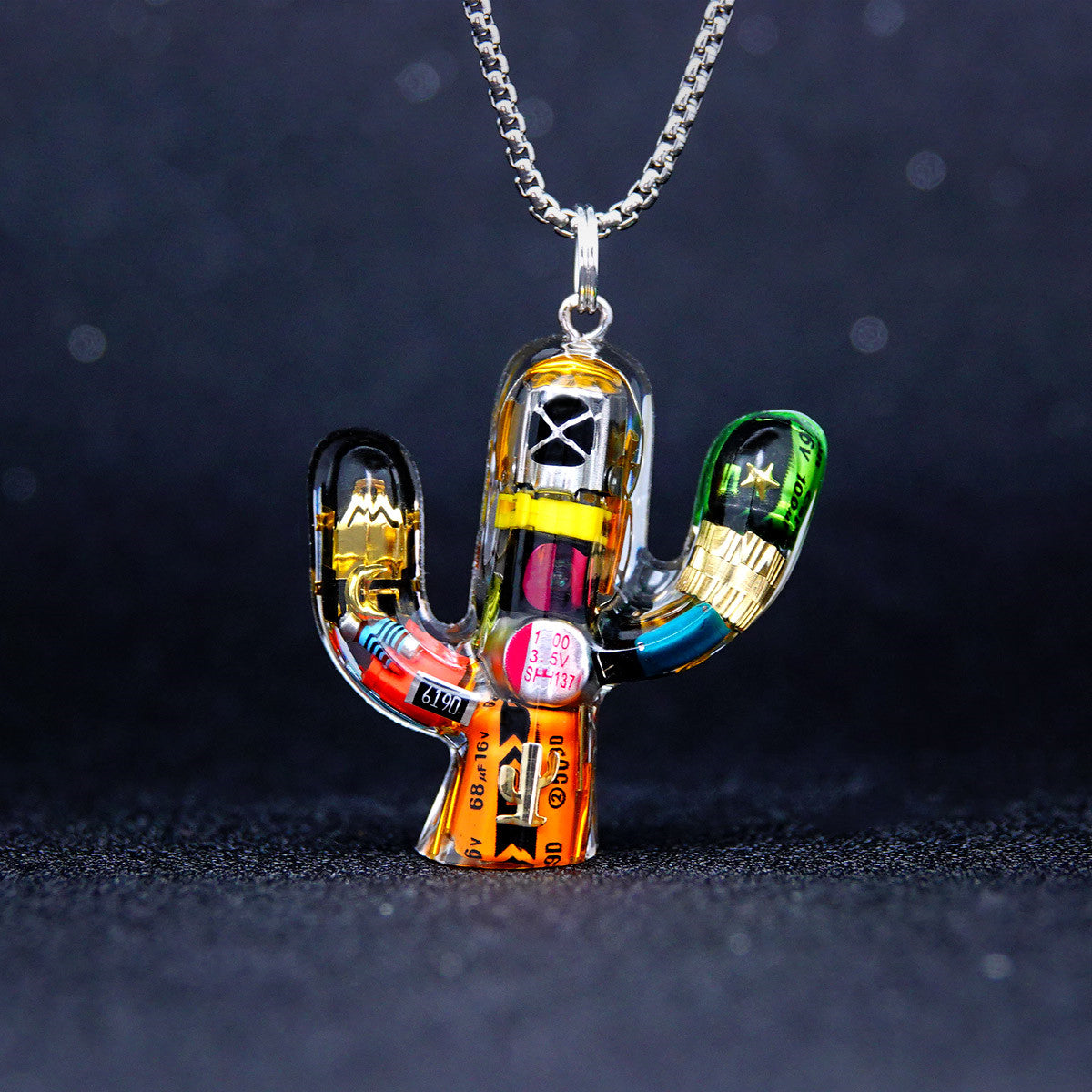 Trippy Cactus Charm