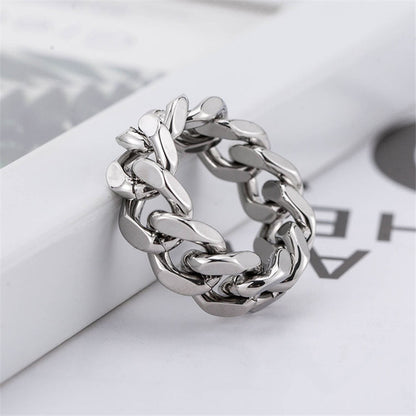 Linked Luster Ring