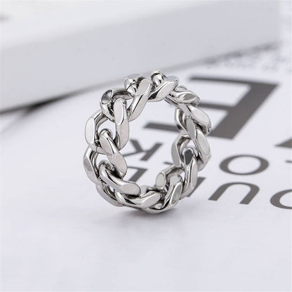 Linked Luster Ring