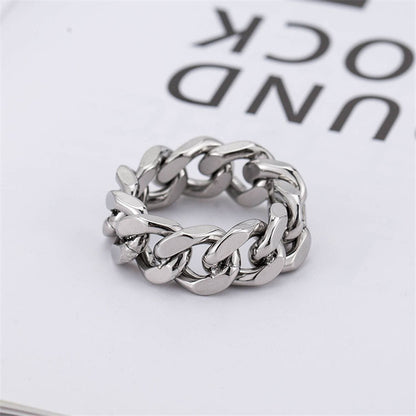 Linked Luster Ring