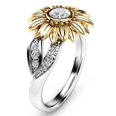 Opulent Golden Bloom