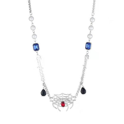Women's Fashion Vintage Cobweb Cutout Necklace