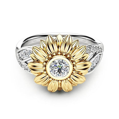 Opulent Golden Bloom