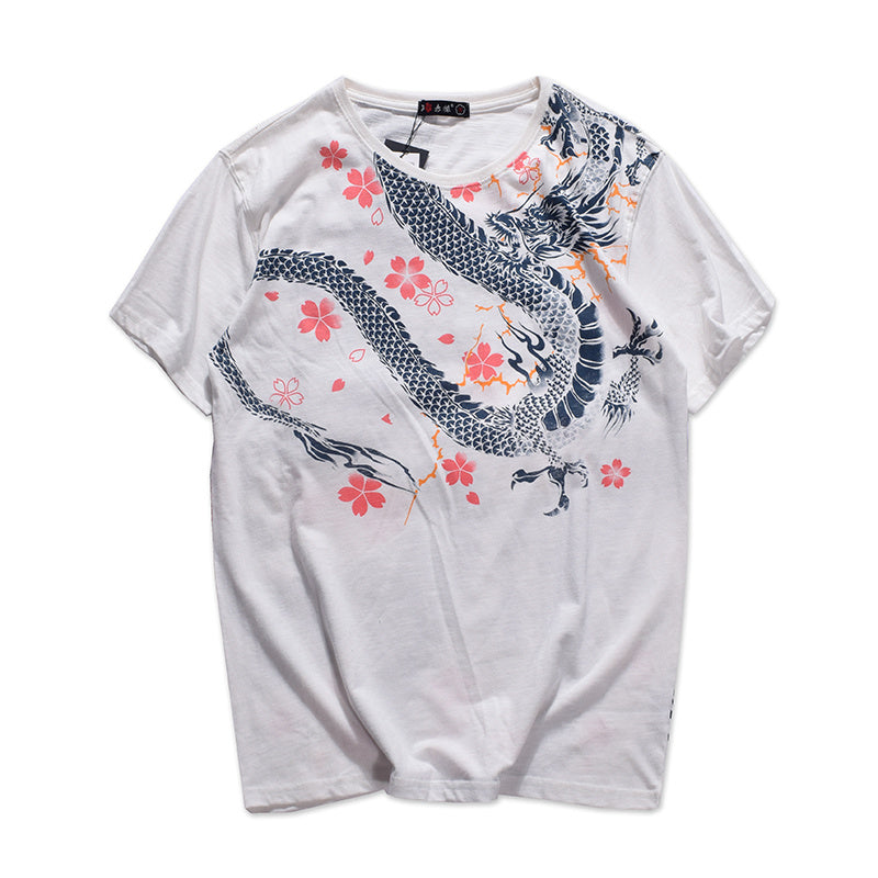 Dragon tattoo T-shirt short sleeve