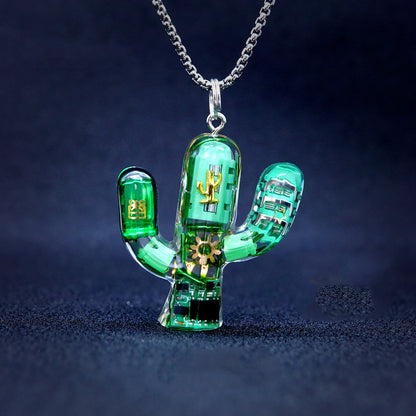 Trippy Cactus Charm