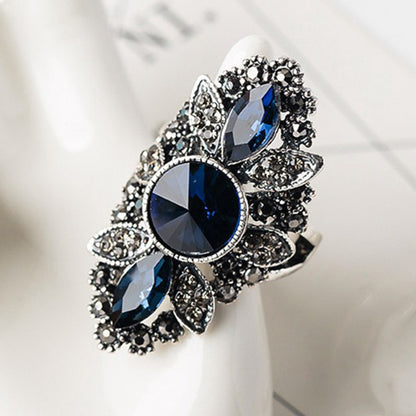 Azure Foliage Ring