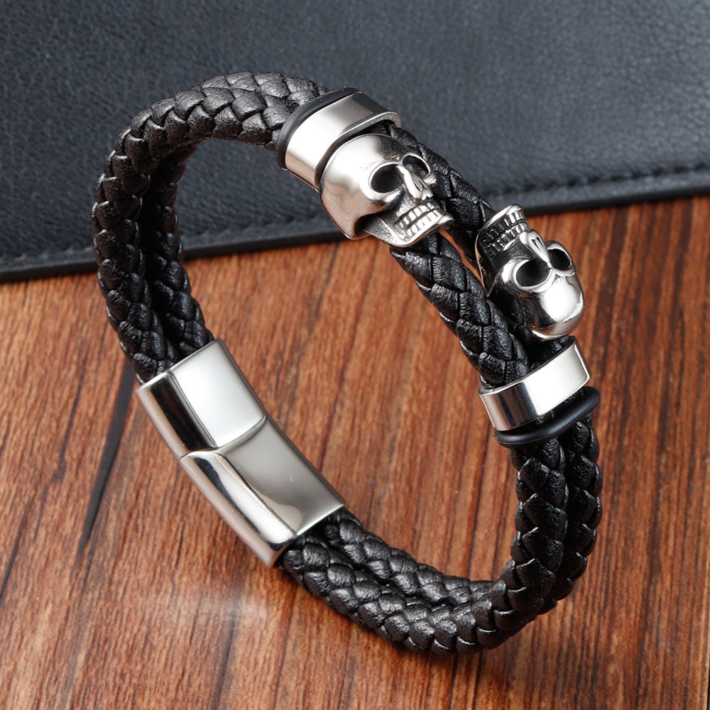 Ironclad Gold Skull Cuff