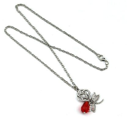 Gem Pendant Necklace Personality Retro