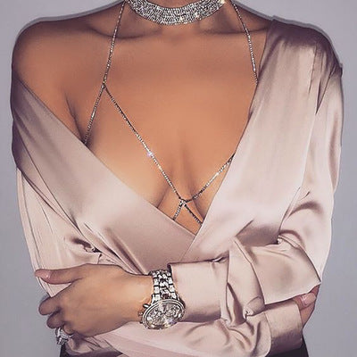 Bedazzled Body Jewel Collar