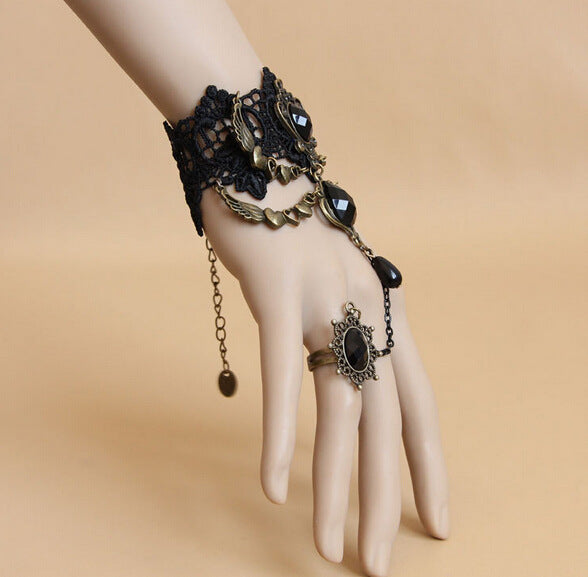 Vintage Black Lace Bracelet