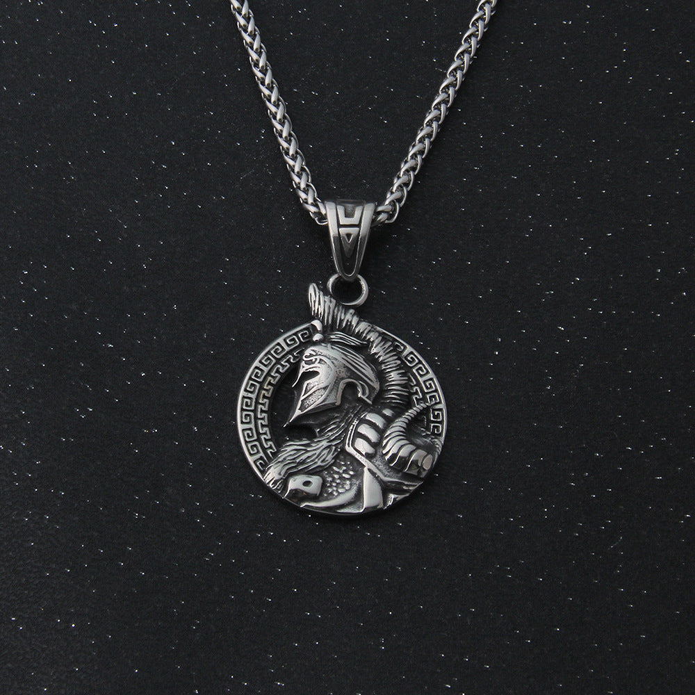 Spartan Sovereign Coin Pendant