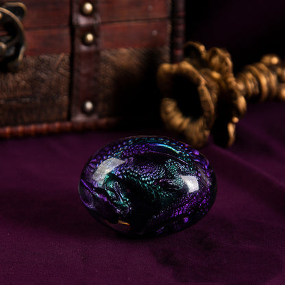Lava Dragon Transparent Resin Octopus Ornament