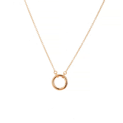 Summer Fruit Wind Watermelon Pendant Elephant Color Zircon Necklace 18K Gold