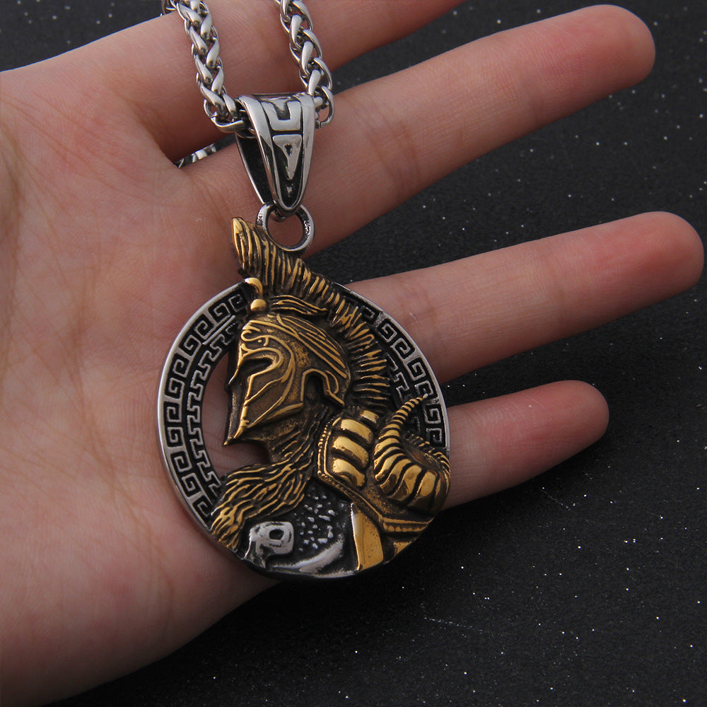 Spartan Sovereign Coin Pendant