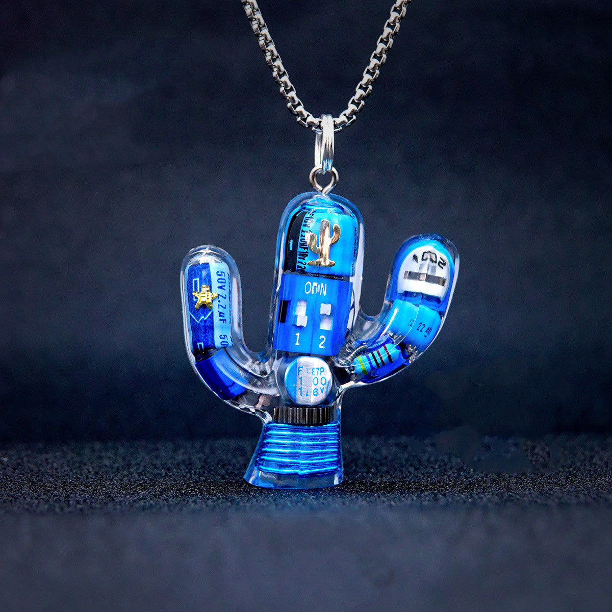 Trippy Cactus Charm