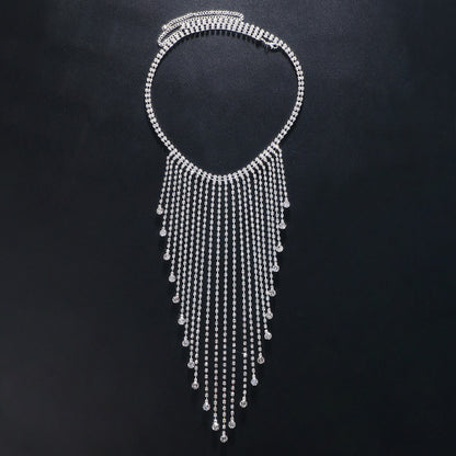 Crystal Tassels Waist Chain