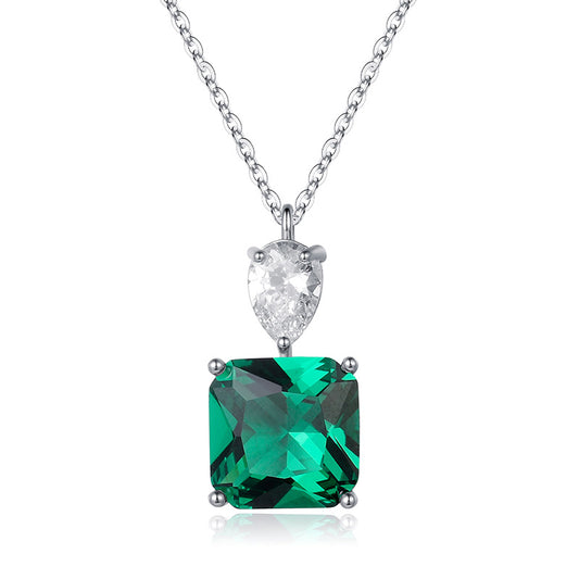 Green Crystal Personality Retro Hollow Women's Jewelry