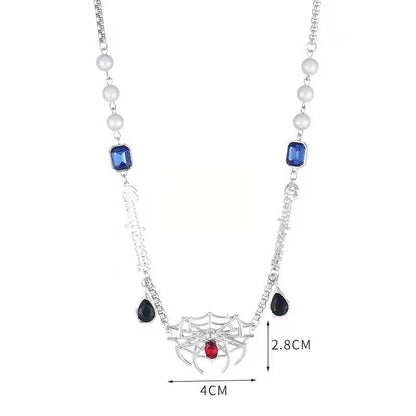 Women's Fashion Vintage Cobweb Cutout Necklace