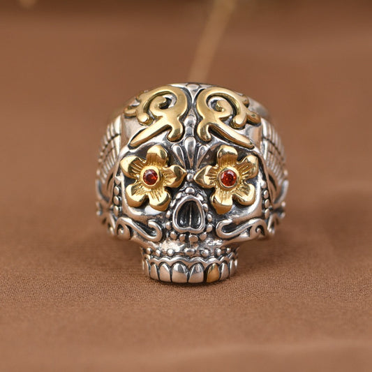 Skull Of Red Petal