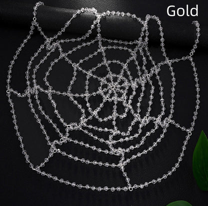 New Mesh Hollow-out Hair Chain With Dazzling Crystals For A Luxe High-end Lookperfect For Women