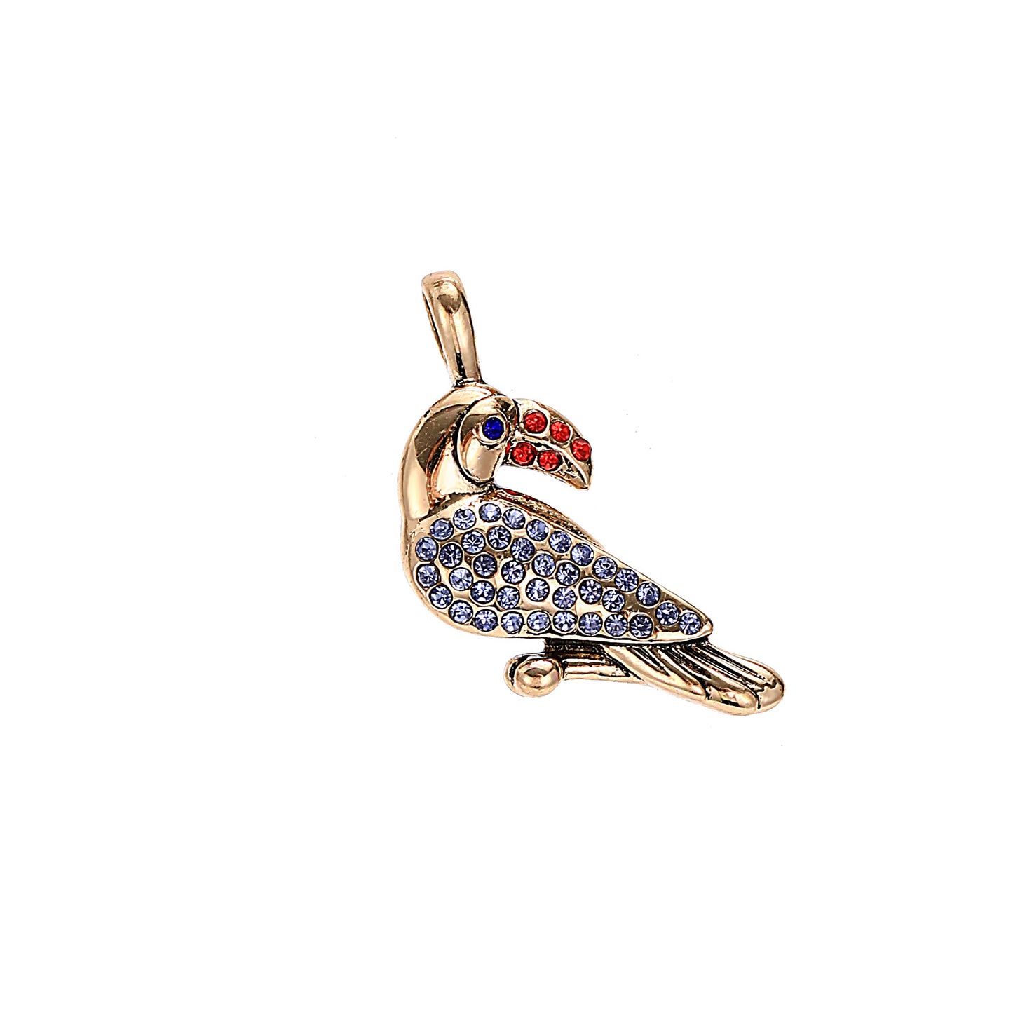 Summer Fruit Wind Watermelon Pendant Elephant Color Zircon Necklace 18K Gold