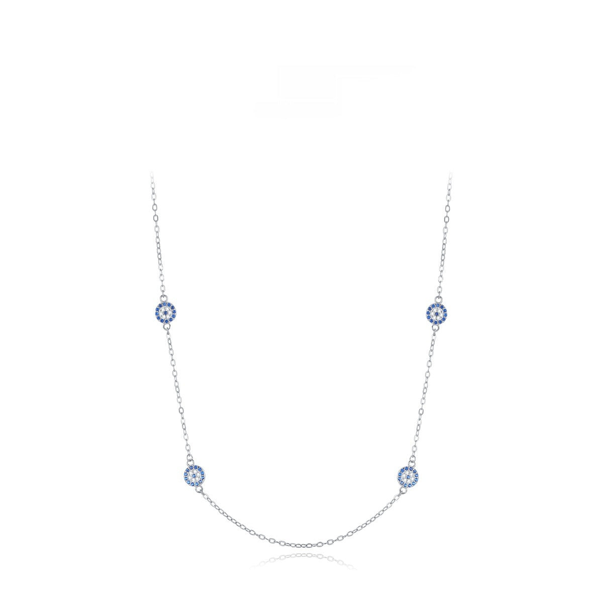 Niche Devil's Eye Necklace Clavicle Chain Female